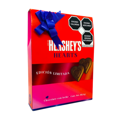 chocolate de corazon hersheys paquete 85gr
