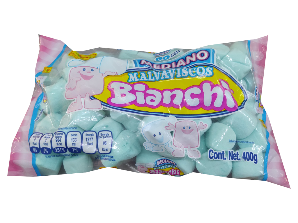 malvavisco bianchi azul mediano bolsa 400gr
