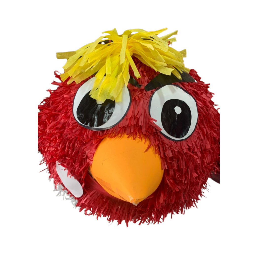 Piñata angry bird roja