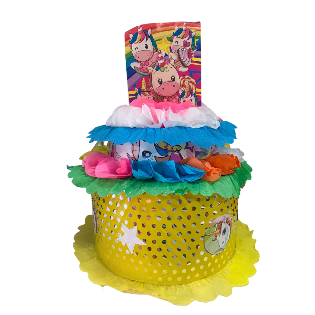 Piñata unicornio pastel