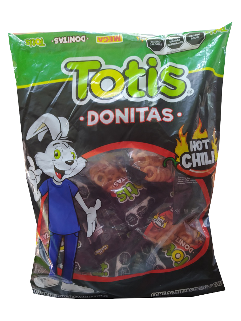totis donitas hot chili mega bag