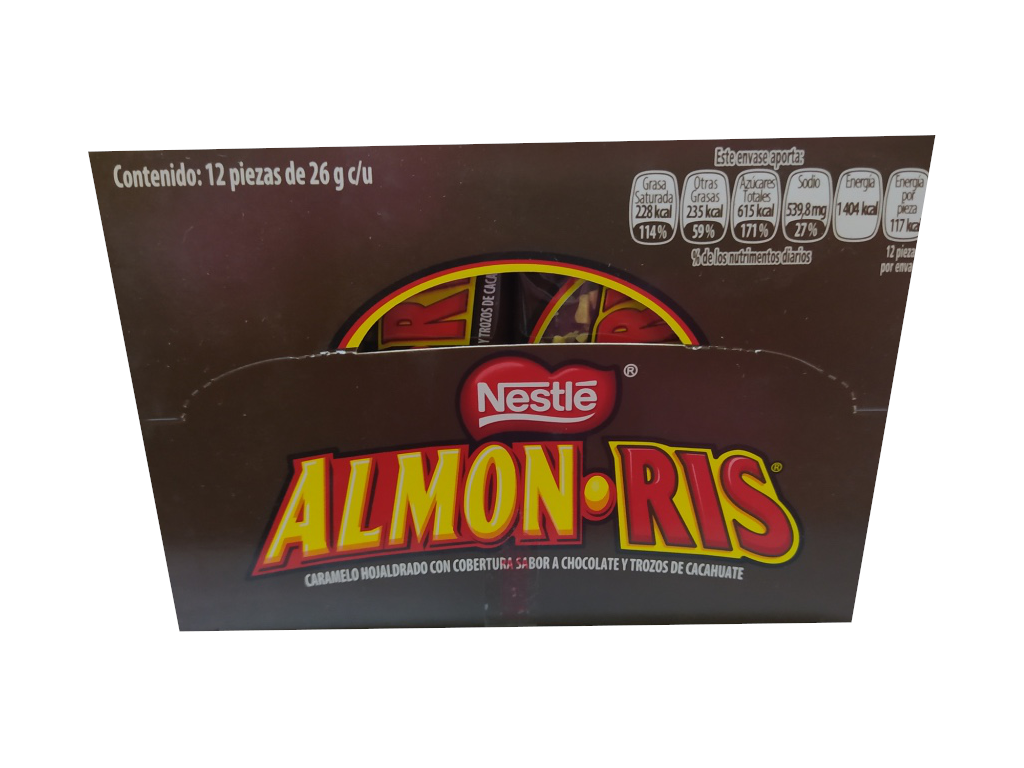 chocolate almonris nestle paquete