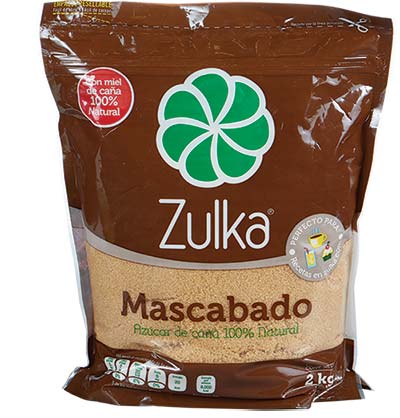 azucar mascabado zulka bolsa 2kg