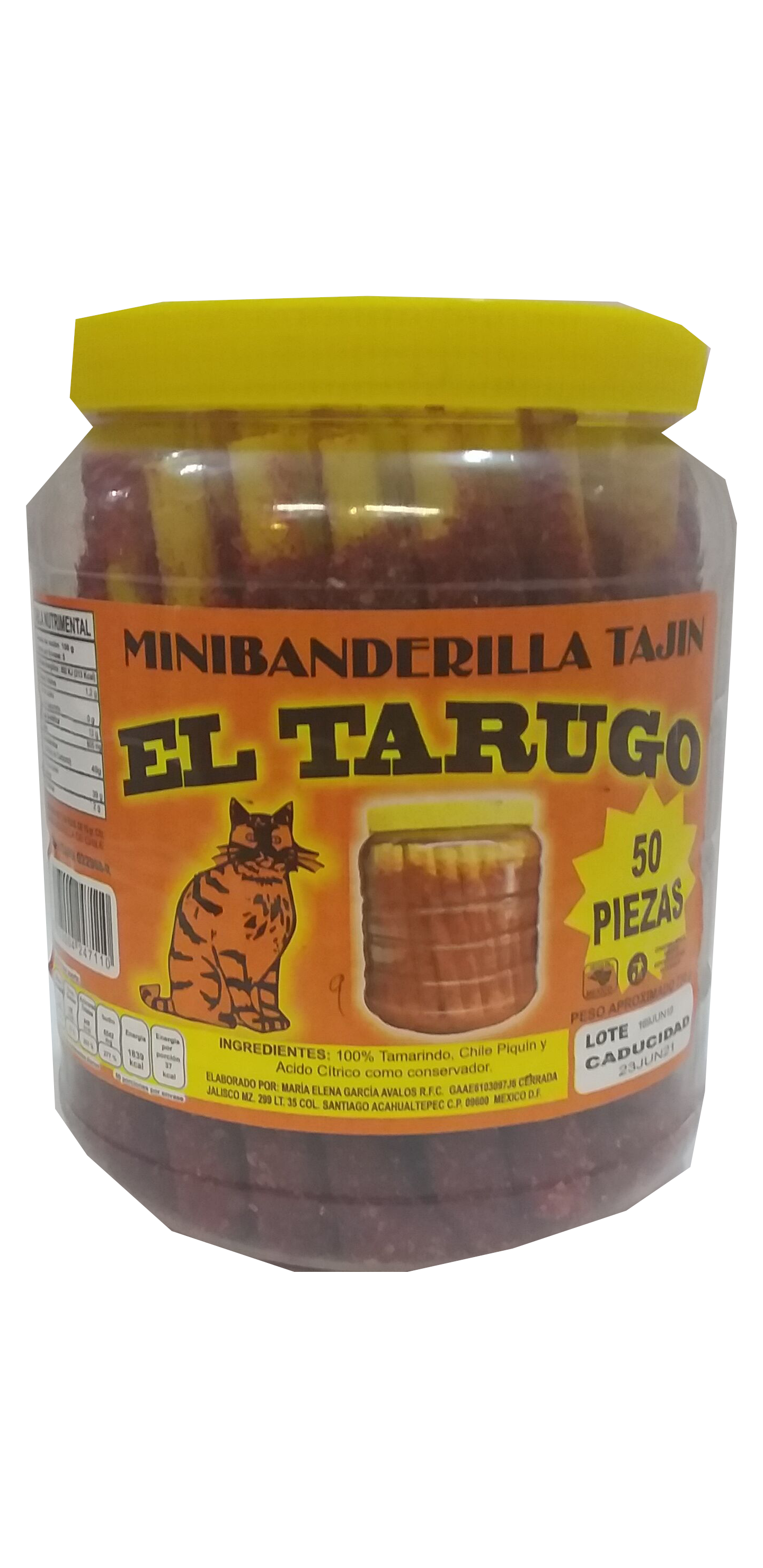 banderilla chica tajin vitrolero