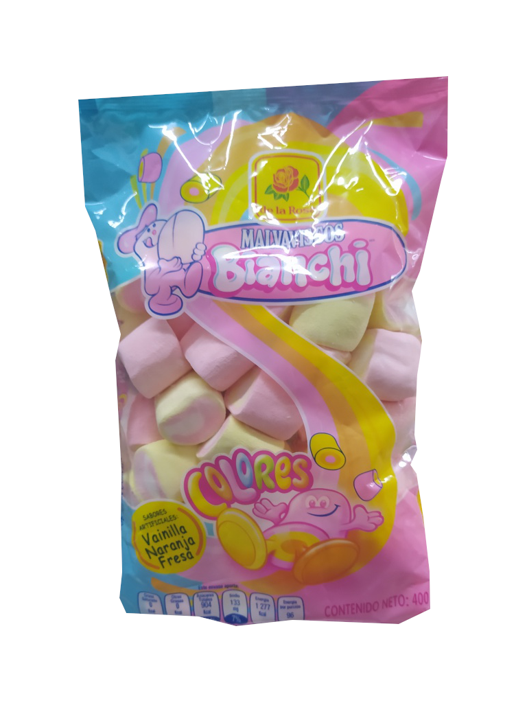 malvavisco bianchi colores grande bolsa 400gr