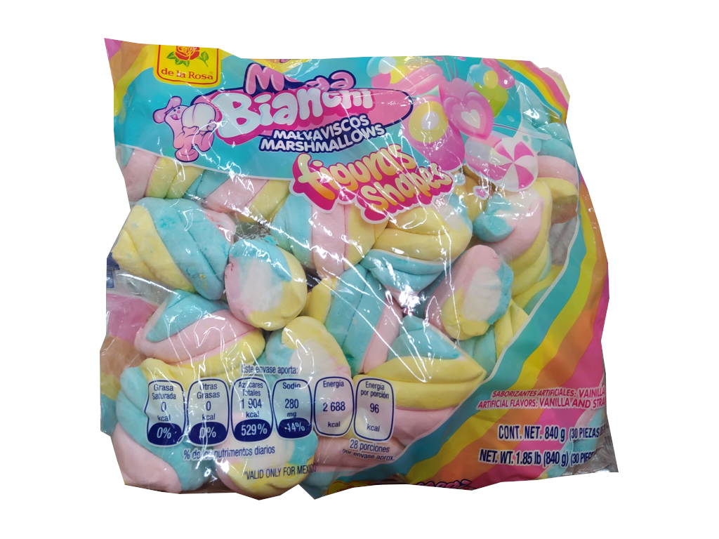 malvavisco bianchi super gigante figuras bolsa