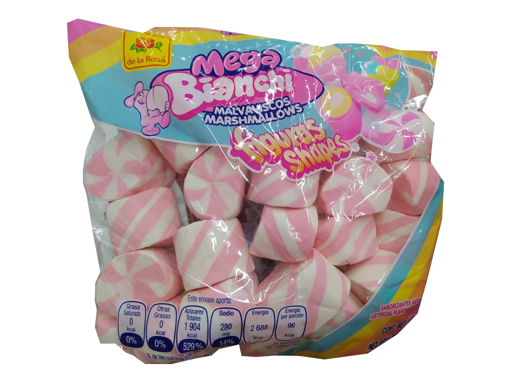 malvavisco mega bianchi figuras bolsa
