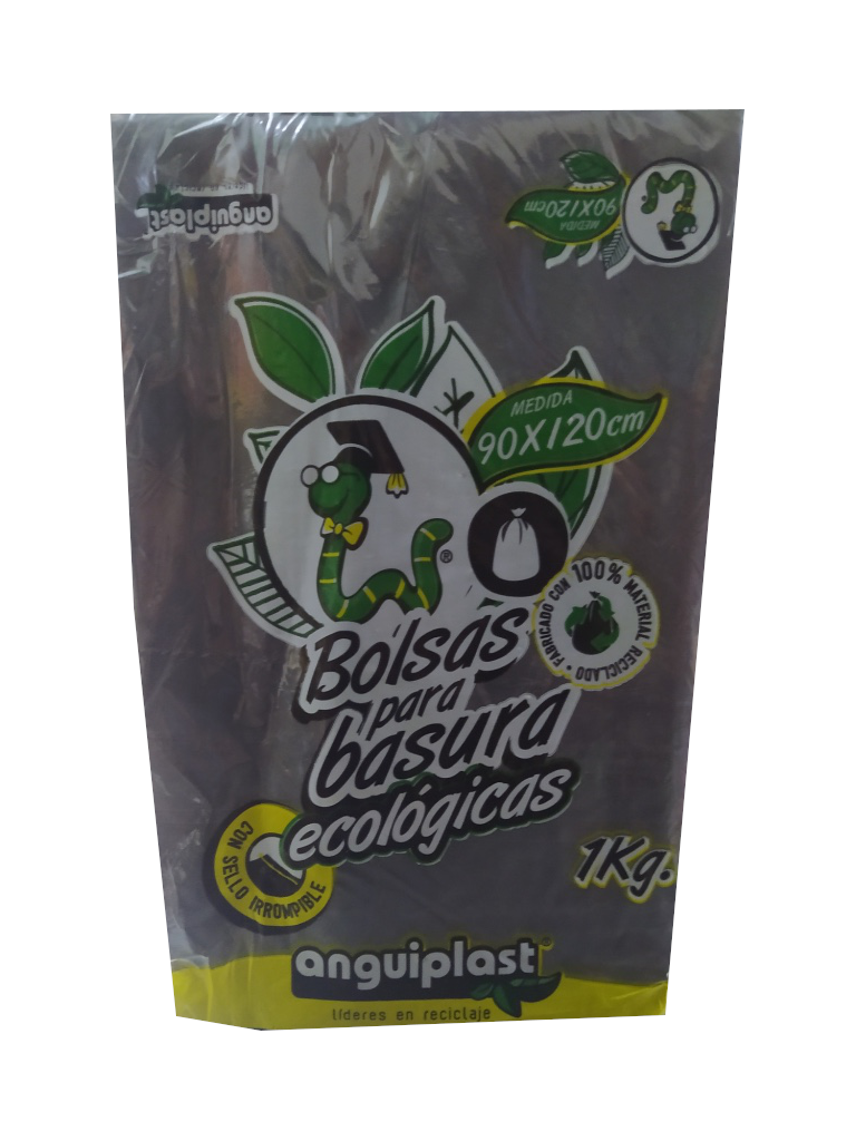 bolsa plastico negra 90x120cm paquete