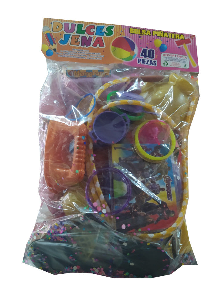 bolsa piñatera juguetes