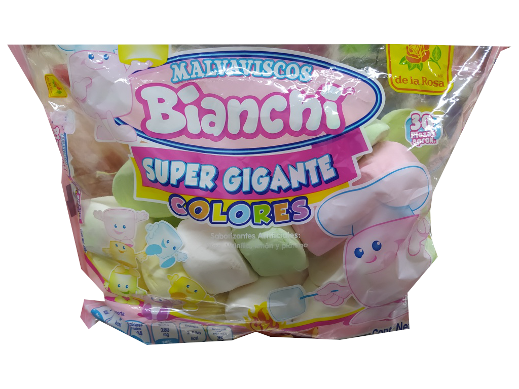 malvavisco super gigante colores bolsa