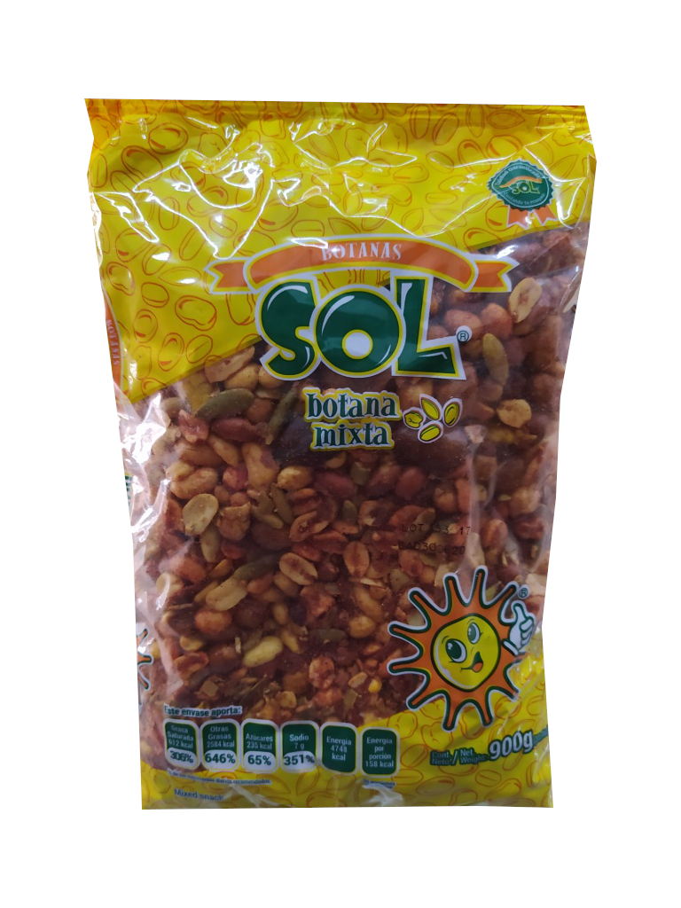 botana mixta el sol bolsa 1kg