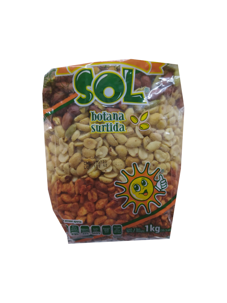 botana surtida el sol bolsa 1kg