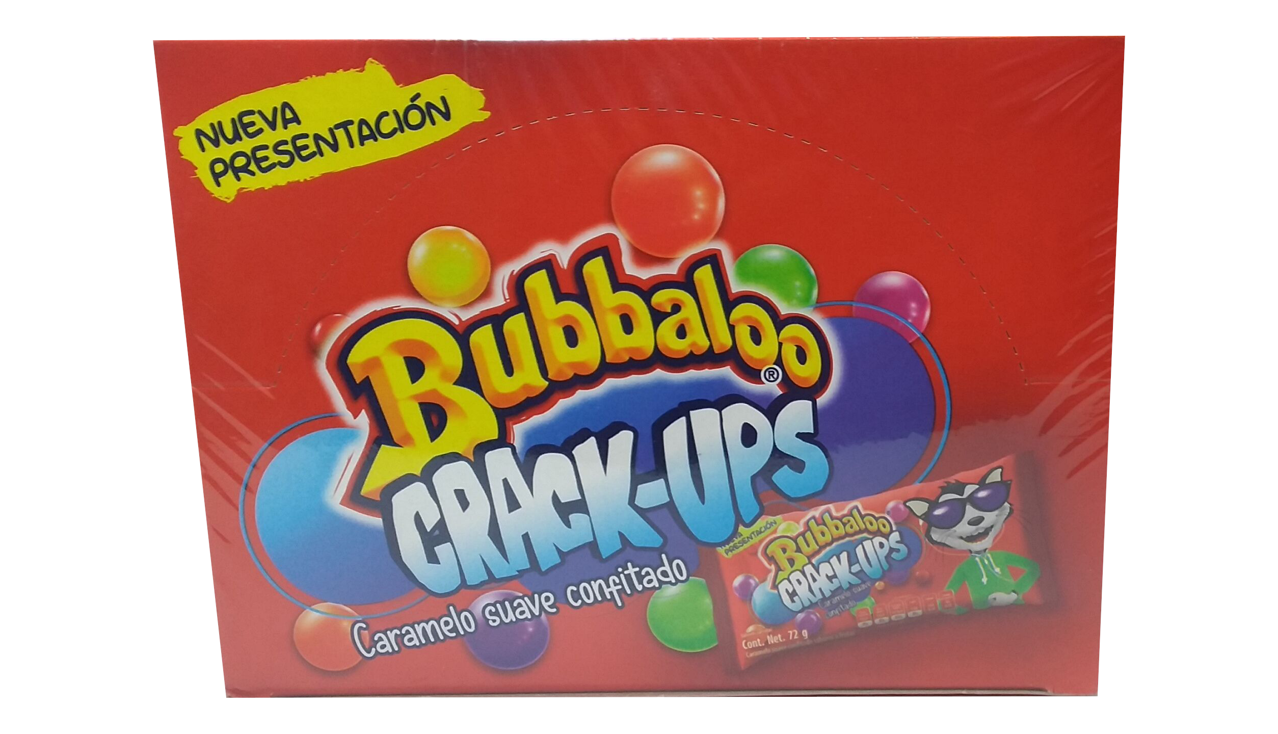 bubbaloo crack-ups grande paquete