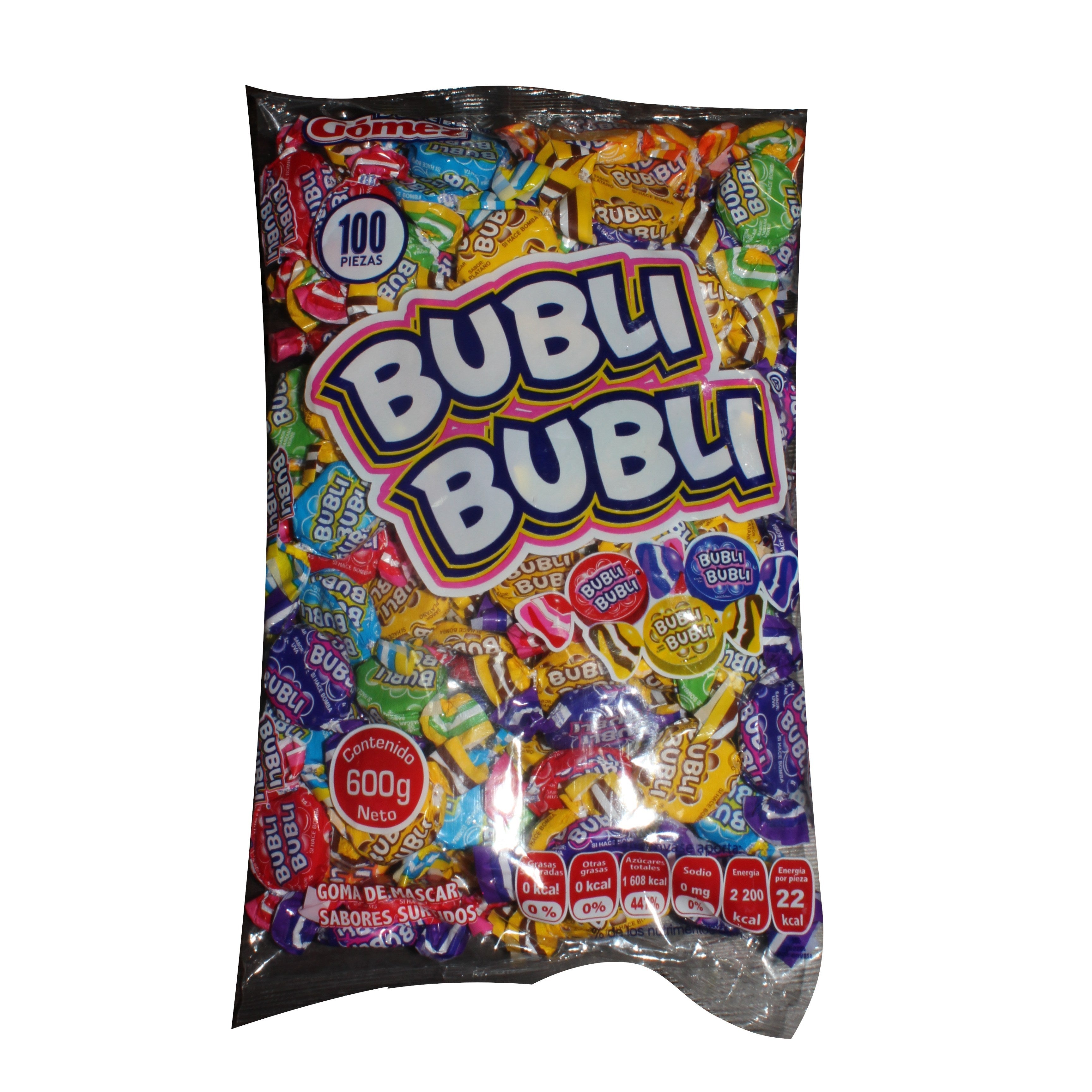 bubli bubli chicle surtido grande bolsa