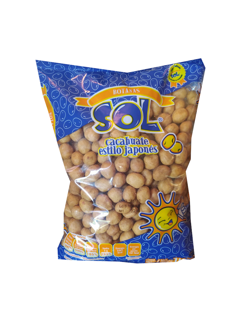 cacahuate estilo japones el sol bolsa 1kg