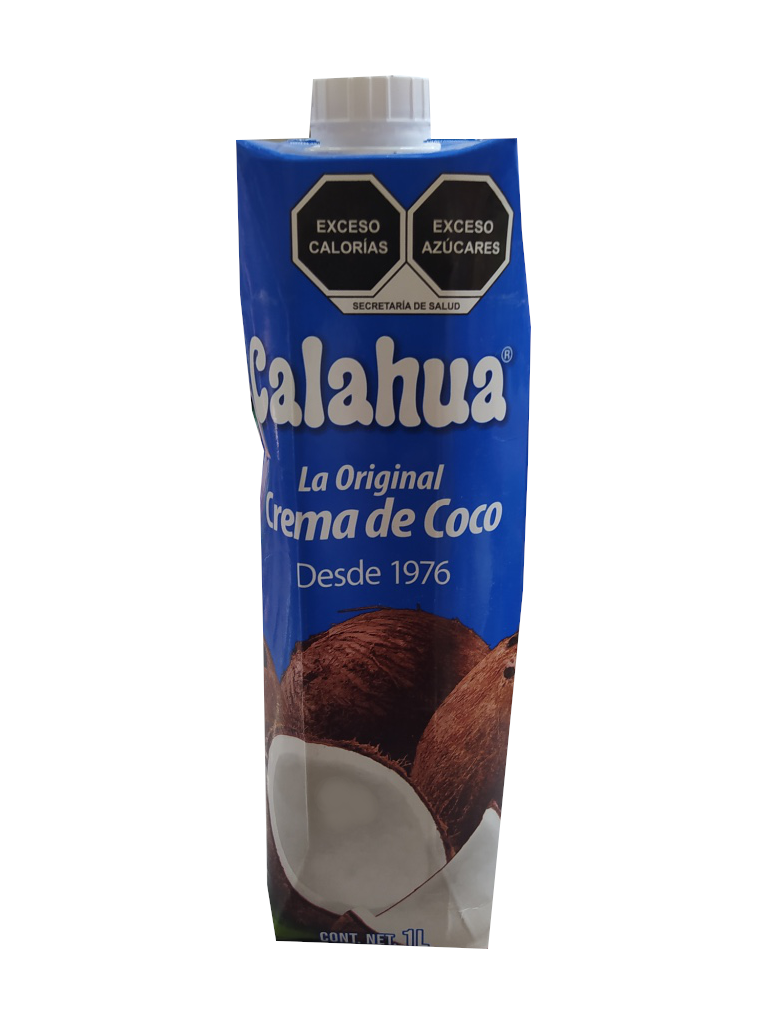 calahua crema de coco botella 1l