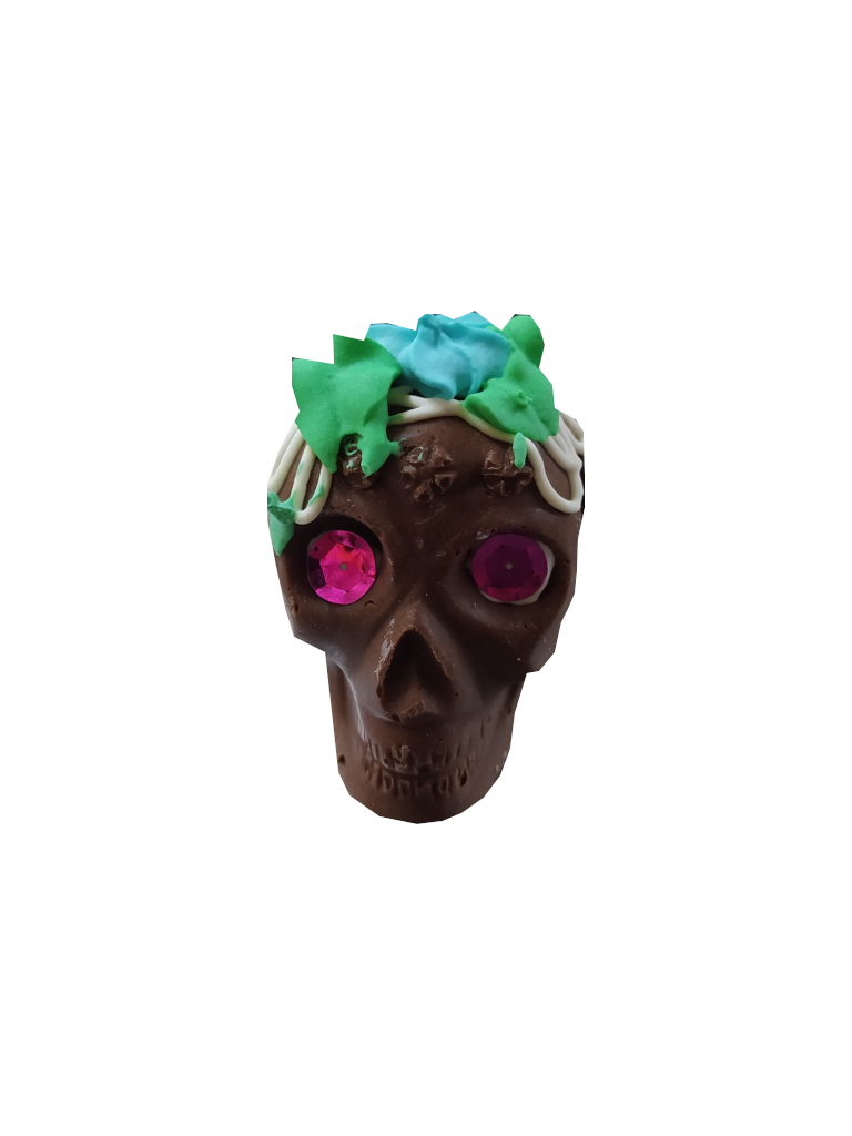 calavera chocolate #3 1pz