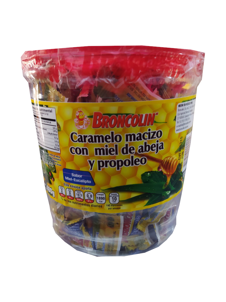 caramelos broncolin vitrolero
