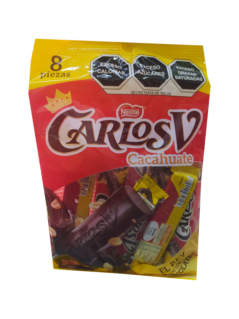 carlos v chocolate cacahuate bolsa