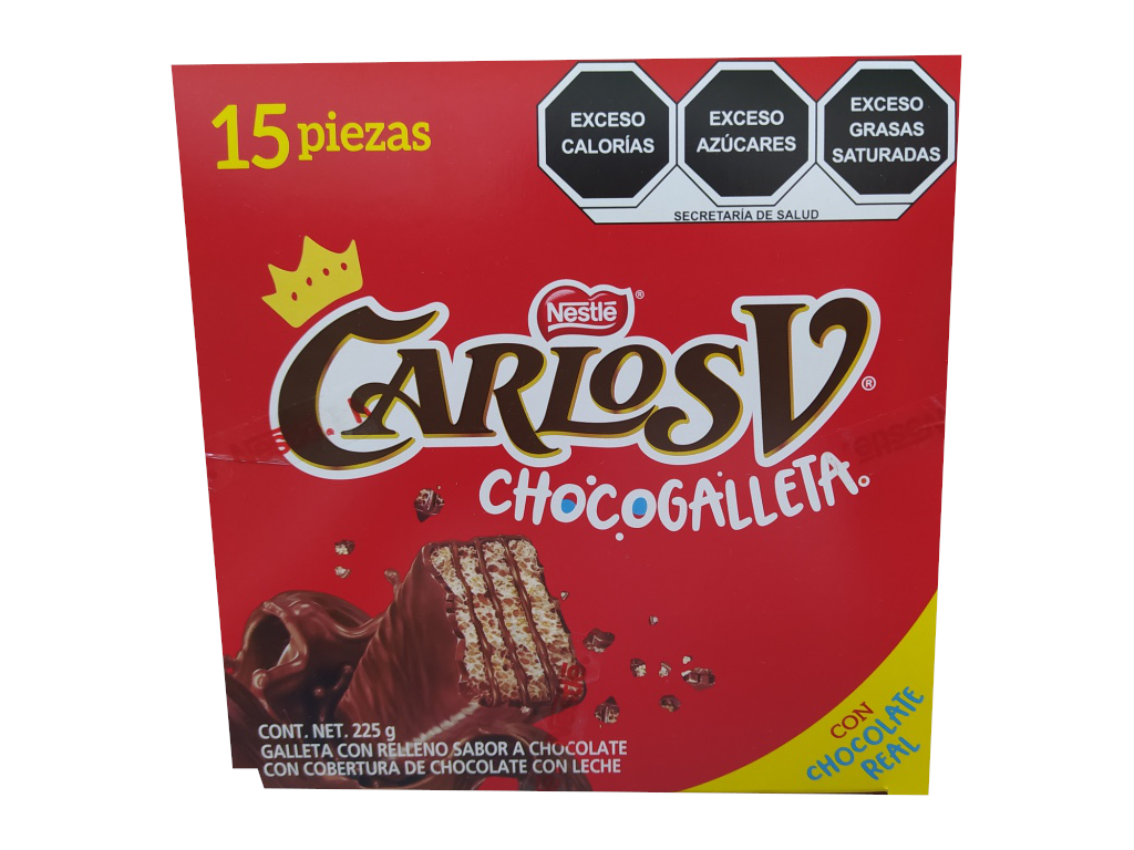 carlos v chocogalleta paquete
