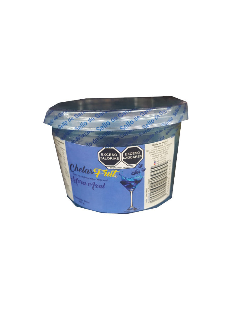 pulpa chelas frut sabor mora azul envase 500gr