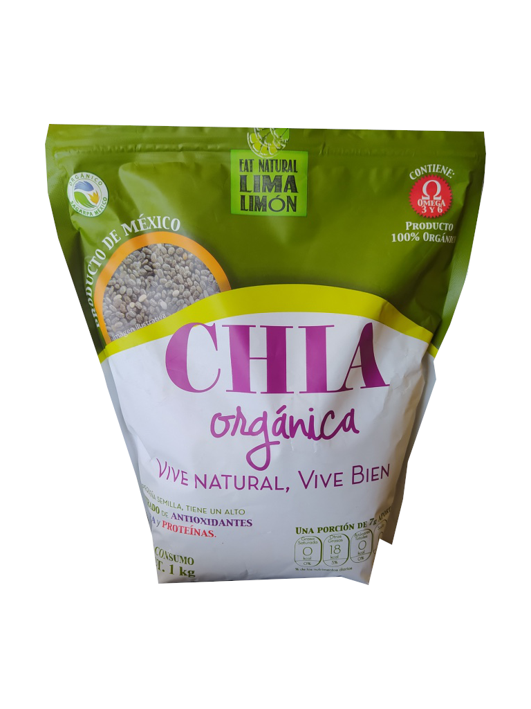 chia organica bolsa 1kg