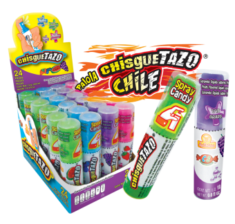 chisguetazo spray caramelo liquido paquete