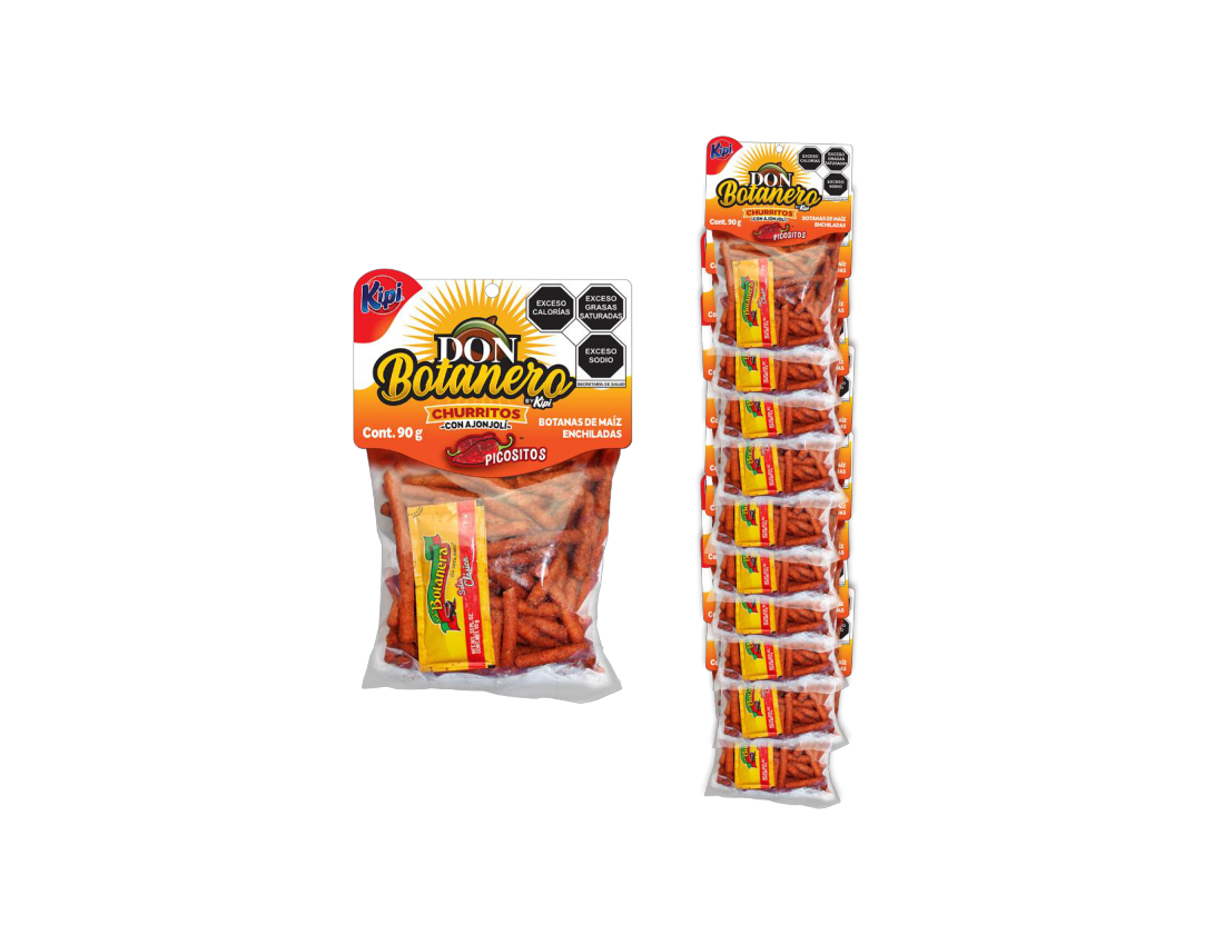 churrito don botanero picosito kipi tira