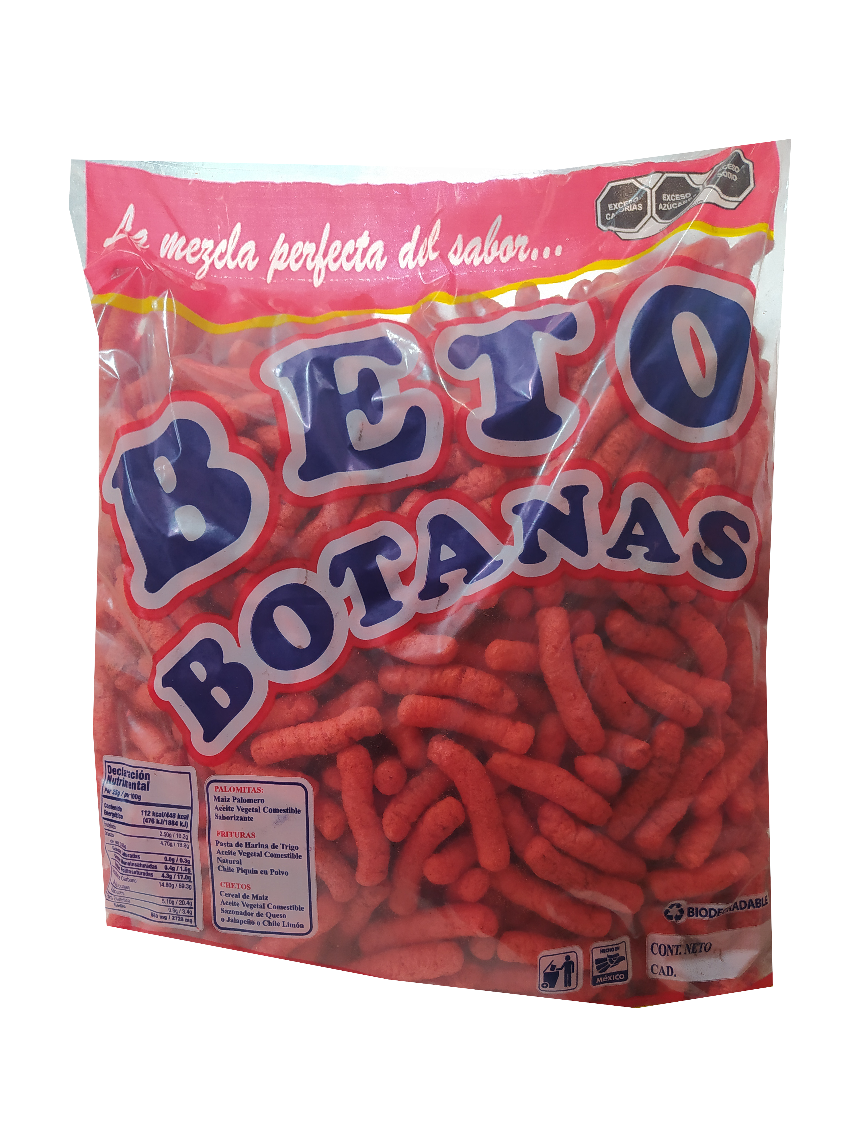 fritura churro rojo bolsa 1kg