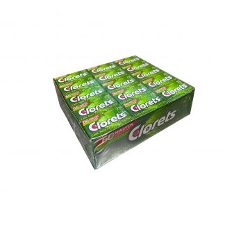 clorets chicle 2s paquete
