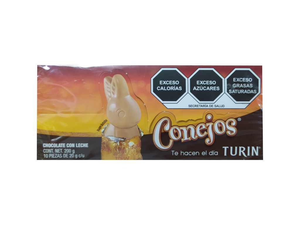 conejos turin paquete 200gr