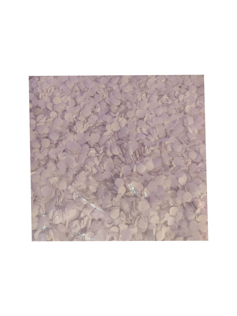 confeti blanco bolsa