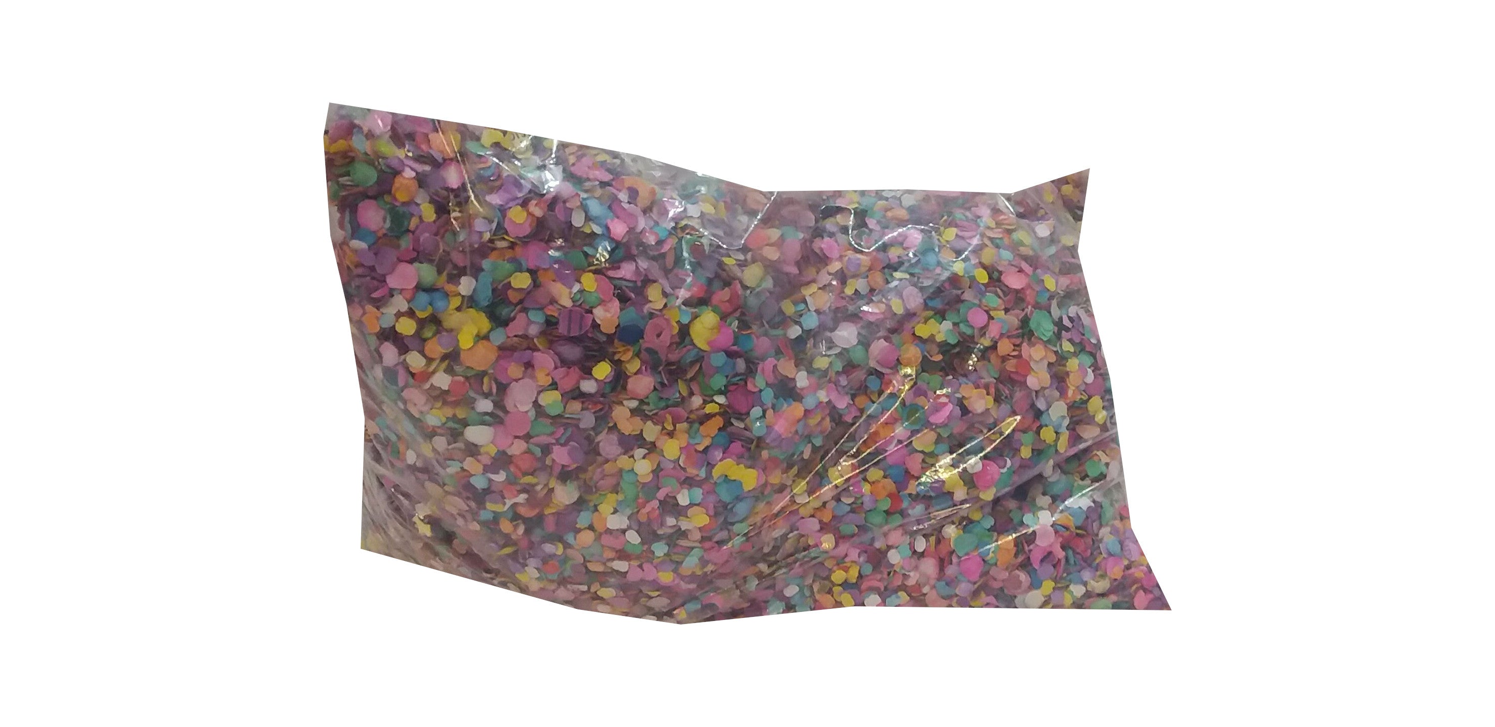 confeti colores bolsa
