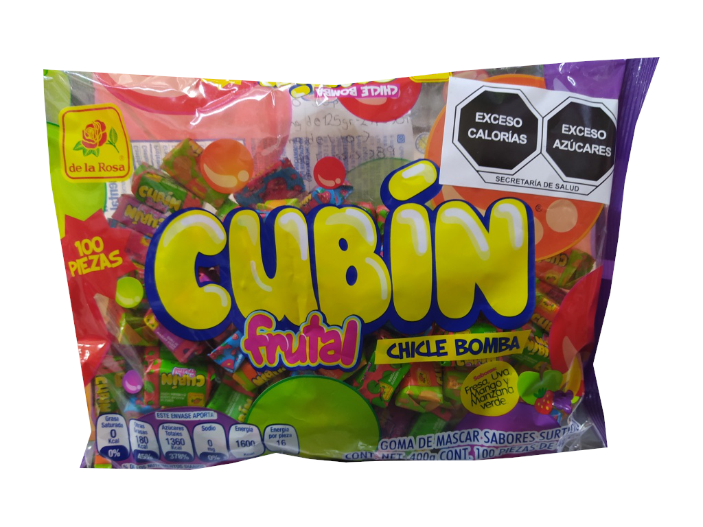 chicle cubin bolsa