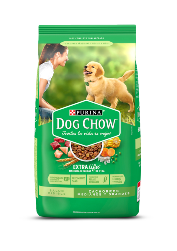 dog chow cachorro alimento para perro bulto