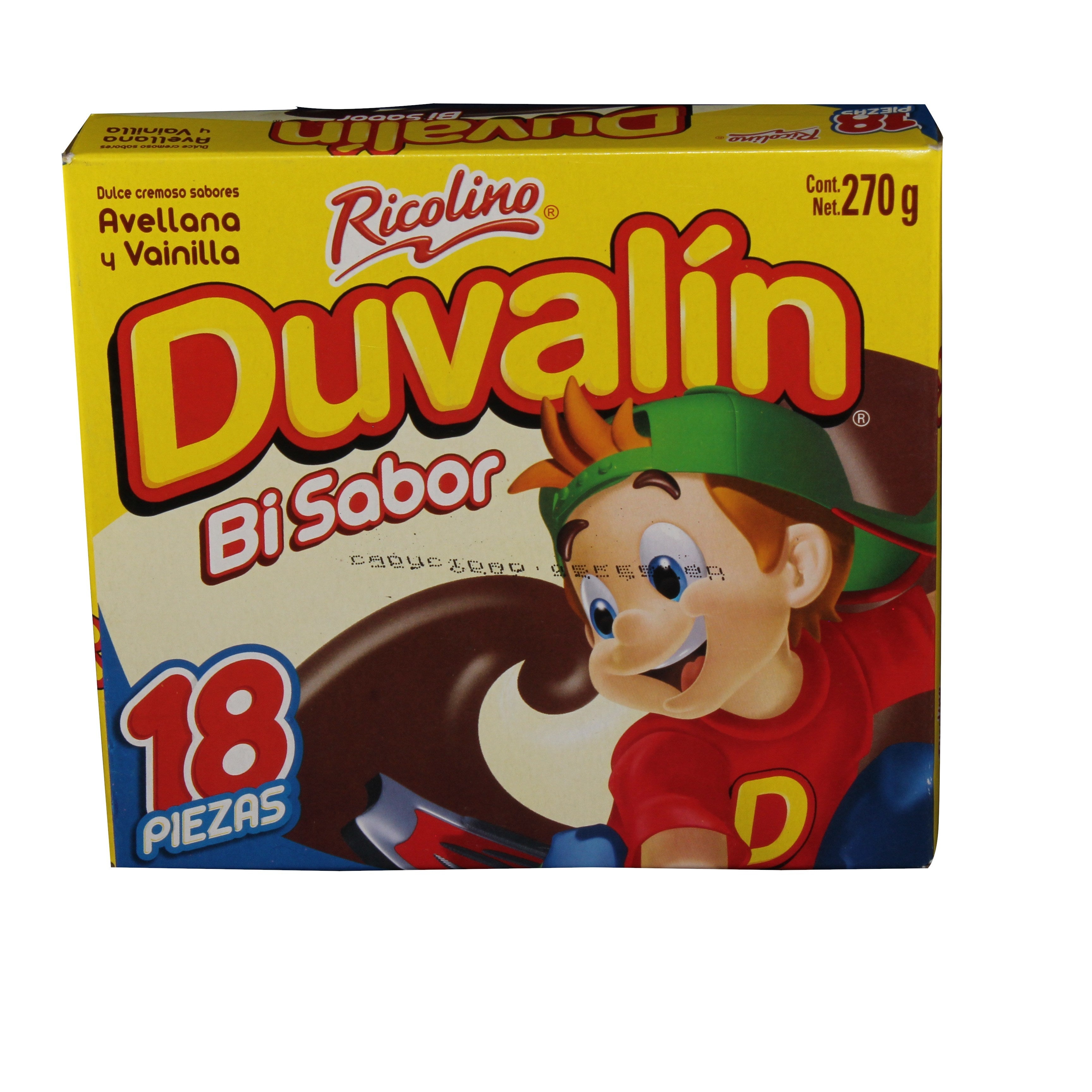 duvalin chocolate avellana vainilla