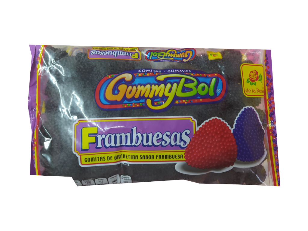 gummy bol frambuesas bolsa