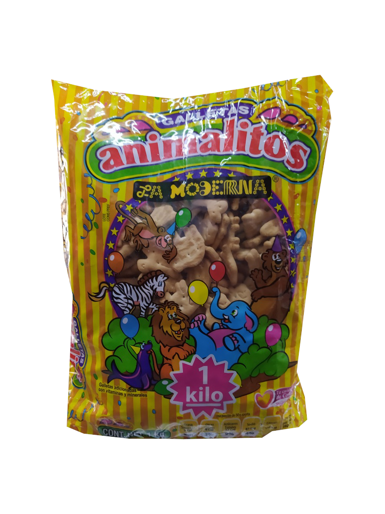 galleta animalitos la moderna bolsa 1kg