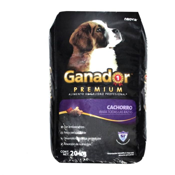 ganador premium cachorro bulto