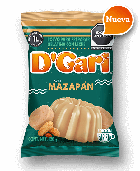 gari polvo para preparar gelatina mazapan bolsa 120gr