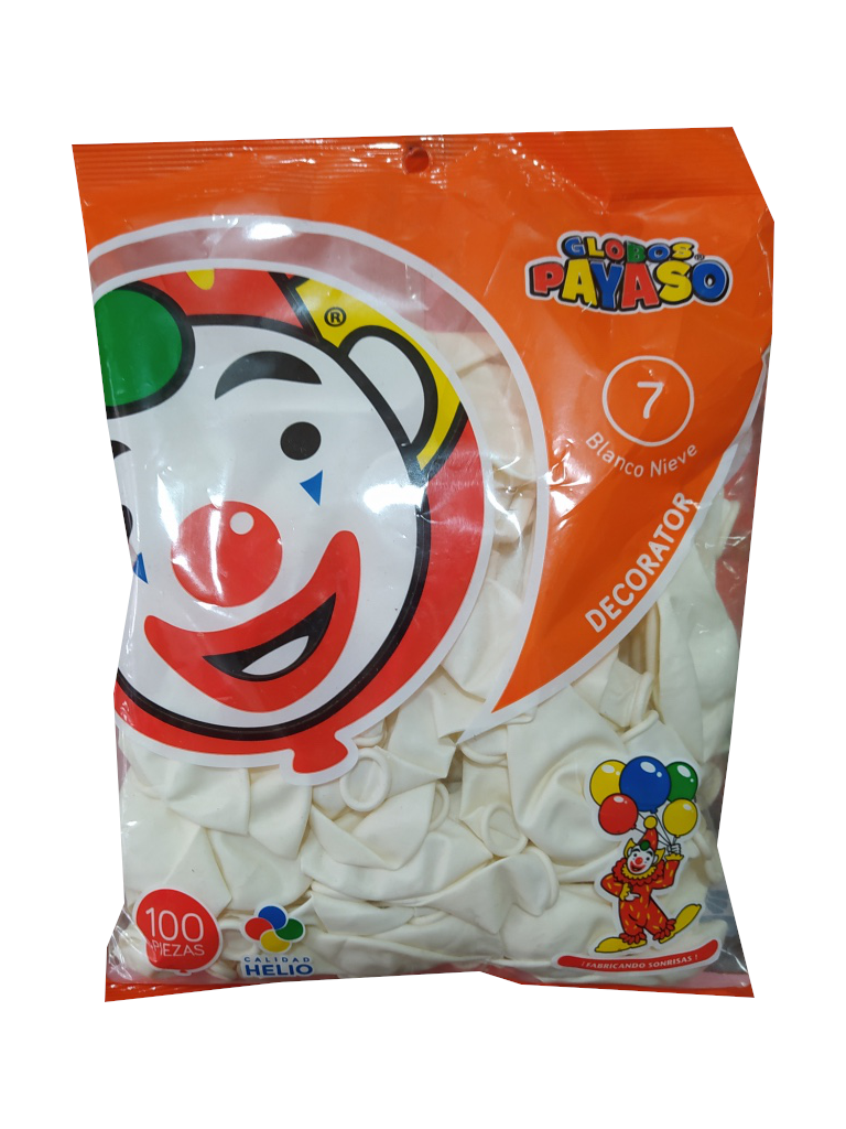 globo blanco #7 bolsa