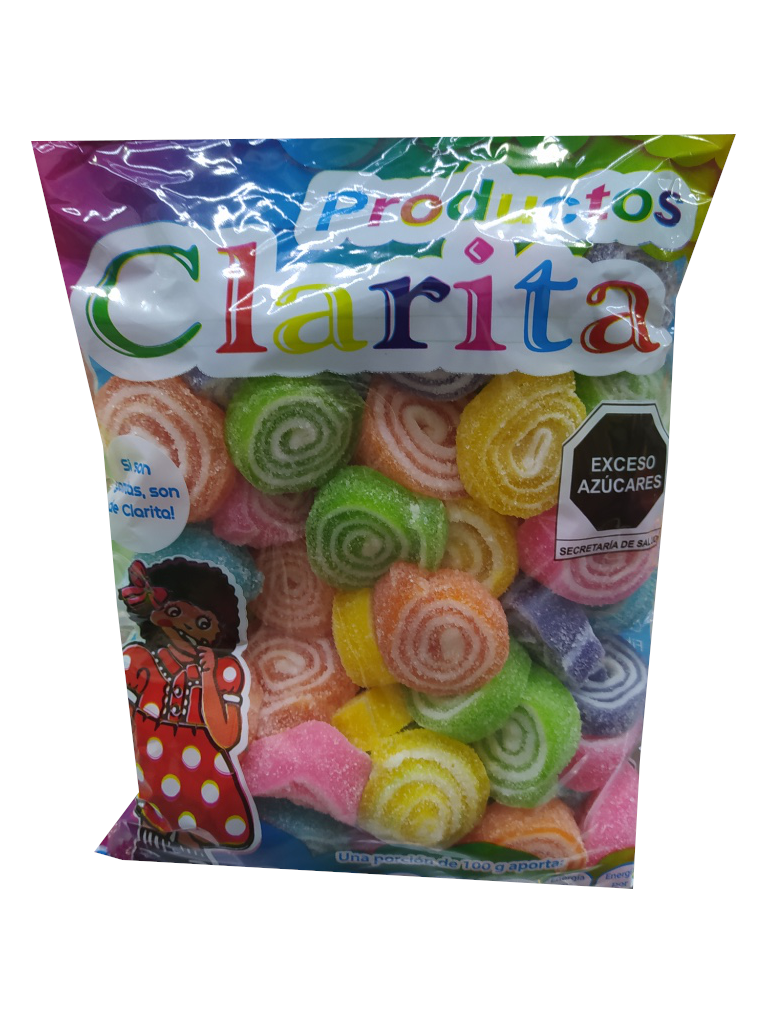 gomita rollos colores bolsa 1kg