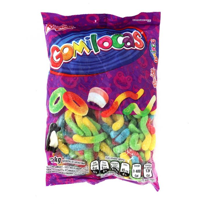 gomilocas gusano neon bolsa 1kg