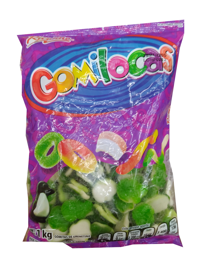 gomilocas ranitas ricolino bolsa 1kg