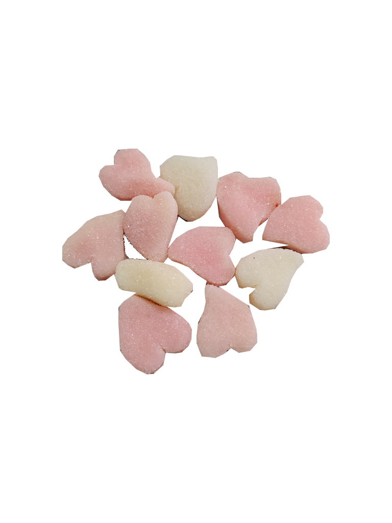 gomita a granel corazon blanco y rosa bolsa 1kg