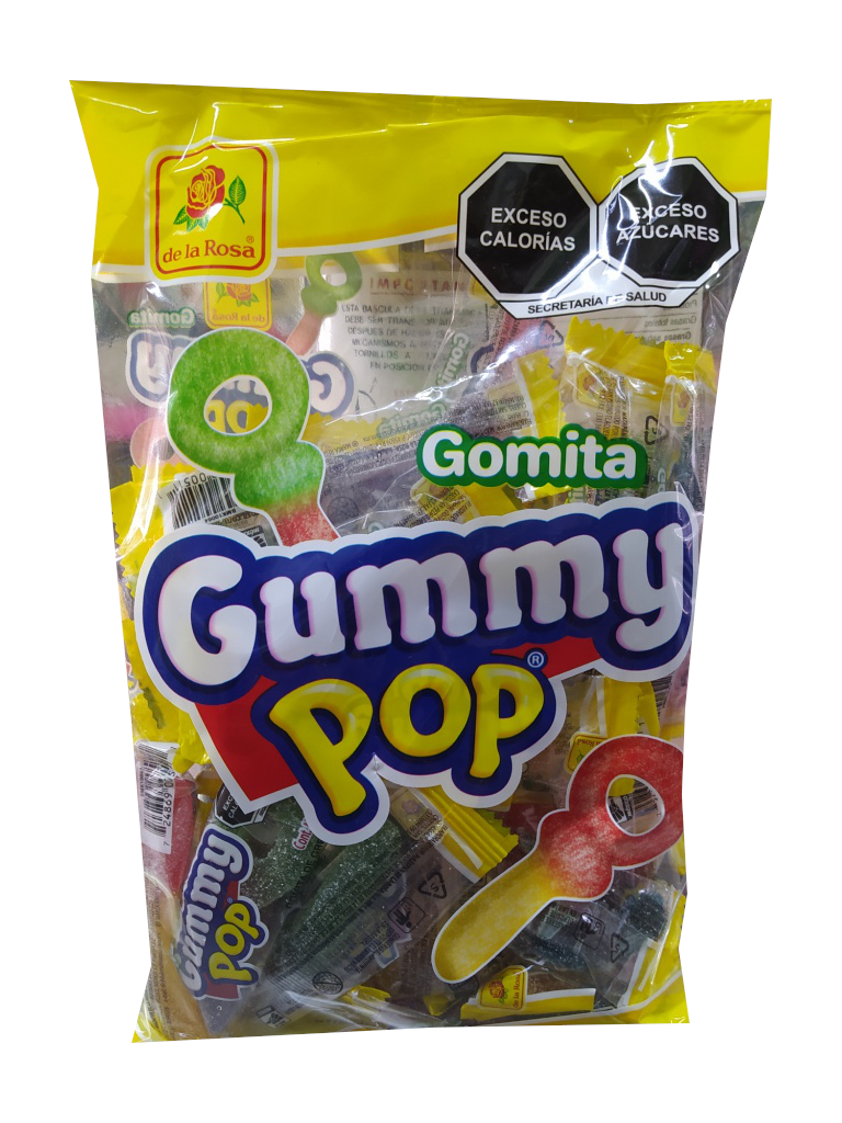 gummy pop gomita de la rosa bolsa