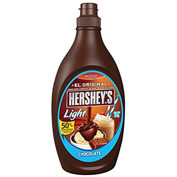 hersheys liquido sabor chocolate light envase 524gr