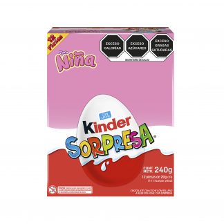 kinder huevo sorpresa 12s niña paquete