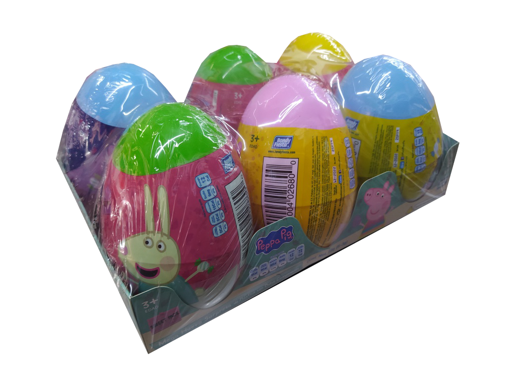 huevo sorpresa plastico peppa pig paquete