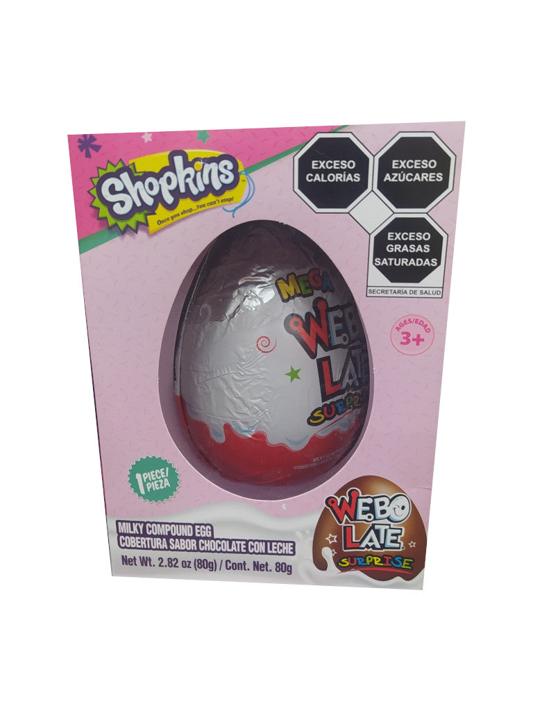 huevo chocolate maxi webo late shoprins
